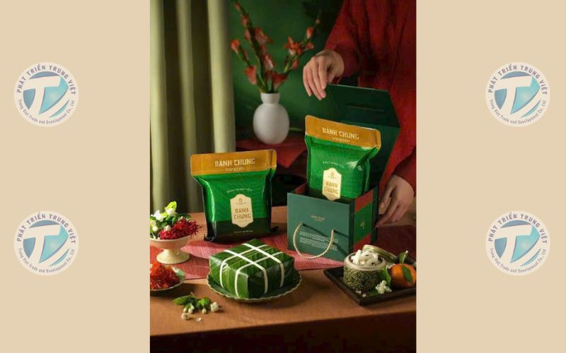 Bánh chưng, bánh tét đóng gói cao cấp